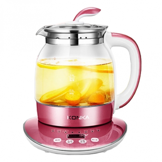 1.5L  发热盘玻璃烧水壶KHK-1506  