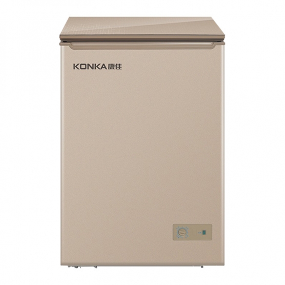 102升家用小冰柜 单温小型玻璃面板冷柜 BD/BC-102DTGX