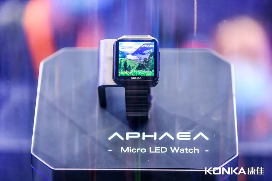 康佳Micro LED手表APHAEA Watch全球首发，开启“未来芯视界”